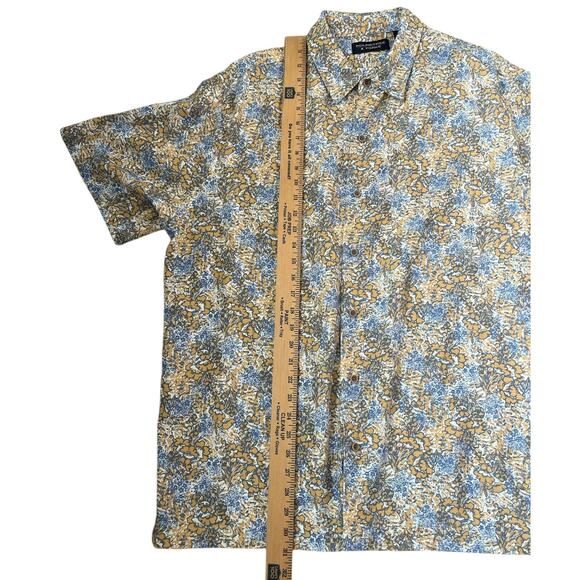Roundtree & Yorke Camp Shirt Floral Short Sleeve Pocket Casual Summer Resort XL - Picture 7 of 7